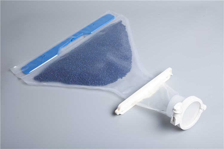 Disposable powder transfer bag H3-DPT05-04A