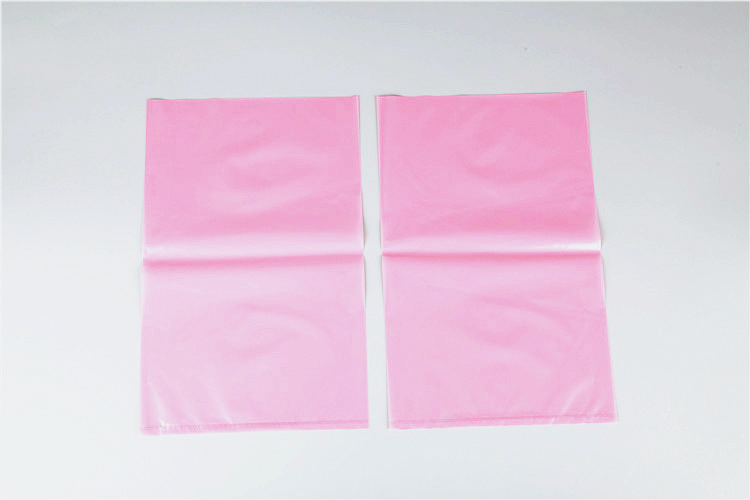 Pink plastic bag (customized)