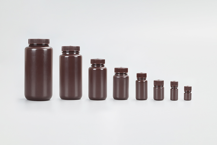 HDPE Brown reagent bottles