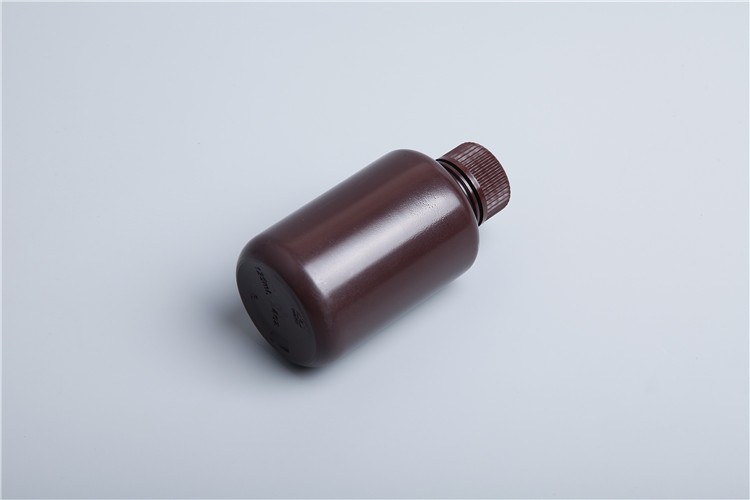 Wide Mouth Bottle Brown HDPE